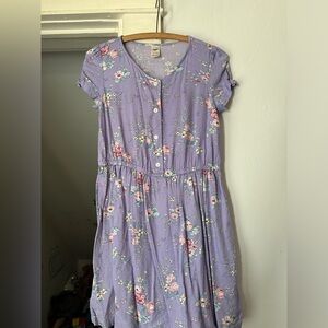 Oshkosh size 14 Floral Purple Kids Dress
